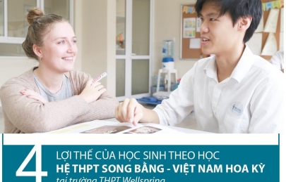 4 lợi thế của học sinh theo học hệ THPT song bằng Việt Nam - Hoa Kỳ tại trường THPT Wellspring
